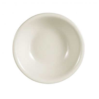 C.A.C. Fruit Dish R.E. #3 1/2, 5oz 4 3/4" – Classic porcelain dish for fruit, desserts, and side servings. Durable and versatile for restaurants, cafés, and catering. 36 per case. SKU: RSCAC-FD-35.