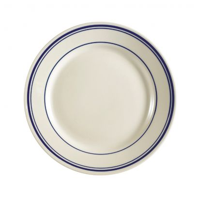 Plate R.E. #8 9 3/4" (24/Case) – Durable round plate, perfect for main courses, pasta, or shared dishes.