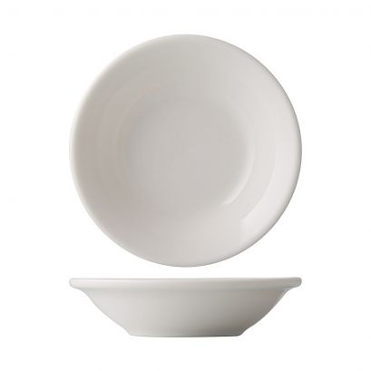 Fruit Dish R.E. 5oz 4 7/8" (36/Case) – Compact dish perfect for serving fruit, desserts, or small side portions.