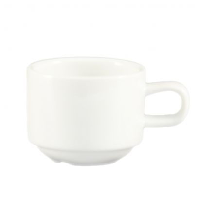 Stacking Cup 3.5oz 2 1/2" 36/Case – Compact and durable stacking cup, ideal for espresso, small servings, or tastings. Space-saving design, perfect for restaurants, cafés, and catering use.