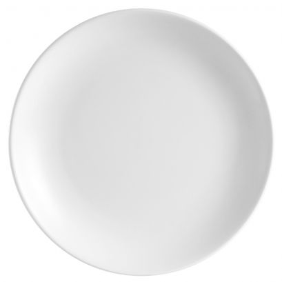 Coupe Round Plate 10 1/2" 12/Case – Classic coupe-style round plate with a smooth rimless design, ideal for serving entrées or main courses. Durable and elegant, perfect for restaurant or banquet use.