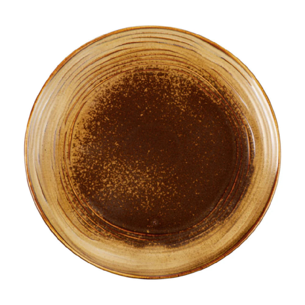 Jupiter Plate Desert Beige 10 1/2" (12/Case) – Elegant and durable 10 1/2-inch plate in a warm Desert Beige finish, perfect for serving main courses or specialty dishes. Made from high-quality stoneware, ideal for restaurants, cafés, and modern dining presentations.