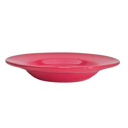 Pasta Bowl Red 26oz 12" (12/Case) – A bold and durable 26oz pasta bowl in a vibrant red color. Great for serving pasta, salads, and large entrées. Perfect for restaurants, cafés, and lively table presentations.