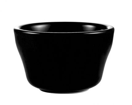 Bouillon Black – 7.25 oz, 4" (36/Case)
A sleek black bouillon cup with a 7.25-ounce capacity and 4-inch diameter, perfect for serving soups, broths, and small portions of appetizers. Crafted from durable, high-quality stoneware, ideal for restaurants, cafés, and catering operations.