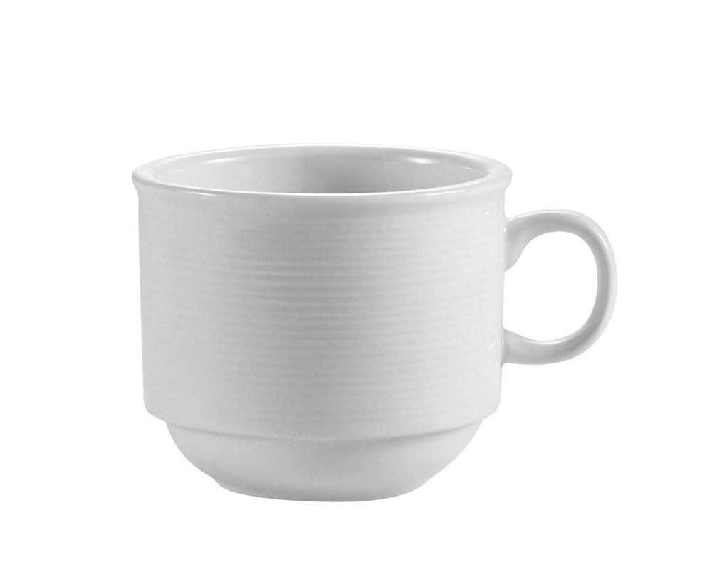 Straight Cup 6.5oz 3 1/8" (36/Case) – A 6.5-ounce straight-sided cup with a 3 1/8-inch diameter, ideal for serving coffee, tea, or other hot beverages. Made from durable, high-quality material, perfect for restaurants, cafés, offices, and catering use.
