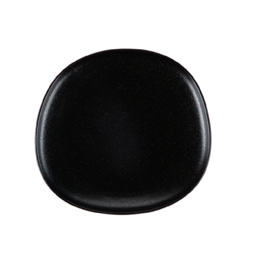 Morton Plate Lava Glaze Matte Black 10 1/4" (12/Case) – A 10 1/4-inch Morton plate with a sophisticated lava glaze finish in matte black. Perfect for serving entrées, salads, or main courses, this durable, high-quality stoneware piece is ideal for restaurants, cafés, catering, and contemporary table presentations.