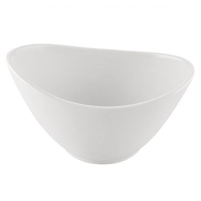 C.A.C. Oval Salad “Super Bowl” 48oz 9 3/8" durable white porcelain – SKU RSCAC-MX-OV10-12