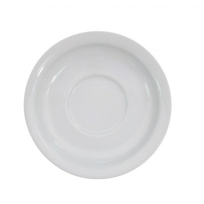 C.A.C. Saucer 5 5/8" for NCN-1 and NCN-37 cups – durable porcelain, dishwasher safe – SKU RSCAC-NCN-2-36