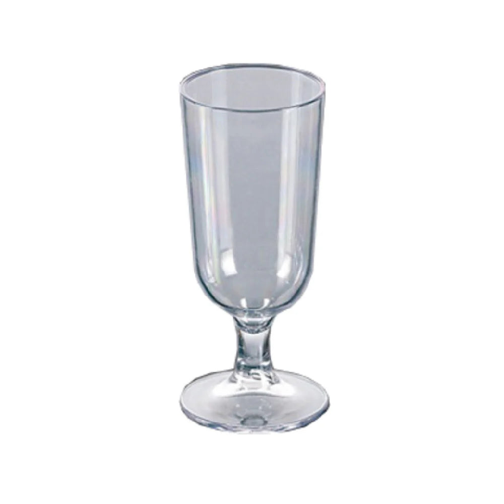 Yanco Goblet SM-12-G is a stylish and durable choice for serving beverages in professional settings. Made from high-quality SAN plastic, this 12 oz goblet offers the elegant clarity of glass while being resistant to breakage, making it ideal for high-traffic environments. With a sleek 3-inch diameter and 7-inch height, it provides a refined presentation suitable for restaurants, bars, and catering services.