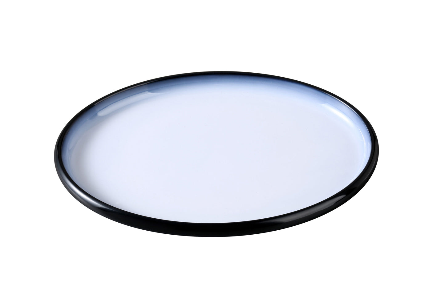 Yanco Oval Plate SN-212 pairs contemporary design with durable functionality. Crafted from sturdy melamine and finished with a smooth white and black gradient, this dinner platter offers a sophisticated presentation surface for main courses or shared dishes. Its elongated oval shape adds elegance to any dining setup, perfect for modern restaurants and catered events.
