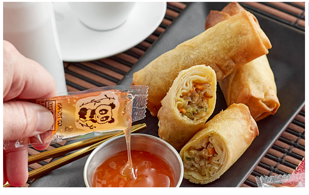 KARI-OUT CO. Duck Sauce 8 Gram Portion Packet Individual Condiment Packets - 450/Case