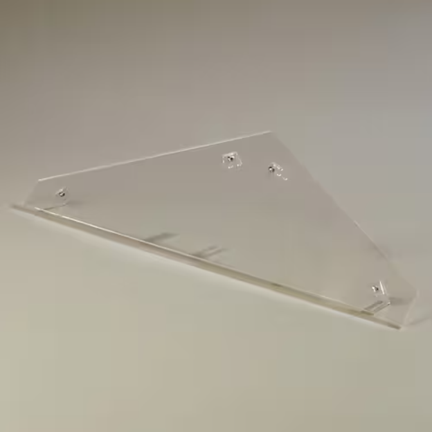 Add protective coverage with the 35 x 12.5 x 2.5 Inch Clear Double End Panel 905207. Designed for compatible double sided sneeze guard systems in commercial buffet and foodservice applications.