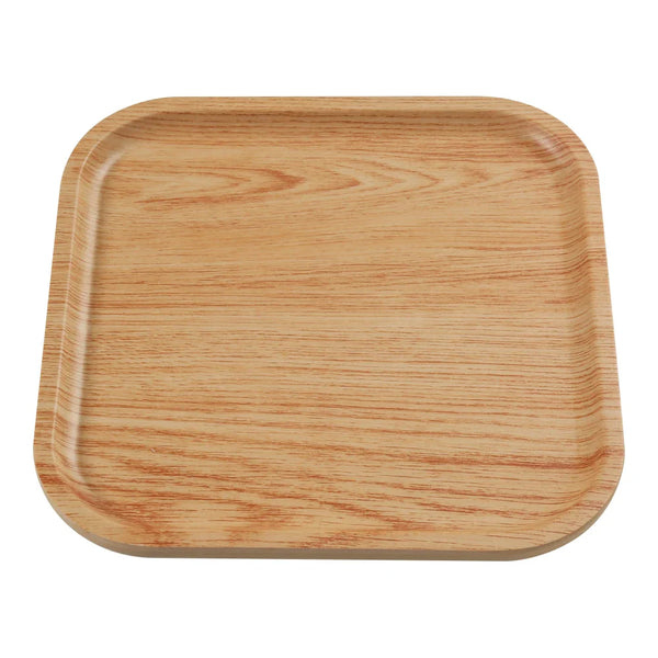 Yanco Square Plate WD-2018 is a stylish and durable option for commercial dining settings. Crafted from high-quality melamine with a wood imitation finish, this plate is designed for frequent use while maintaining an elegant presentation. Measuring 8.125 inches in length and width with a height of 0.75 inches, it is well-suited for serving salads, desserts, and appetizers. The golden oak color enhances its refined look, making it a great addition to any table setting.