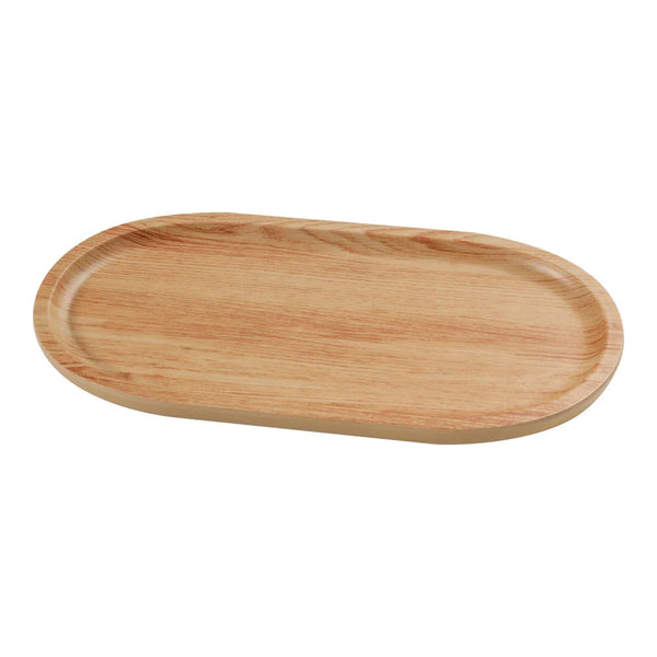 Yanco Oval Plate WD-2510 is a stylish and durable addition to any dining setting. Measuring 10.5 inches in length and 5.5 inches in width, this plate provides ample space for serving appetizers, main courses, or side dishes. Crafted from break-resistant melamine with a golden oak finish, it mimics the look of wood while offering superior durability for high-traffic environments such as restaurants, hotels, and cafes. I