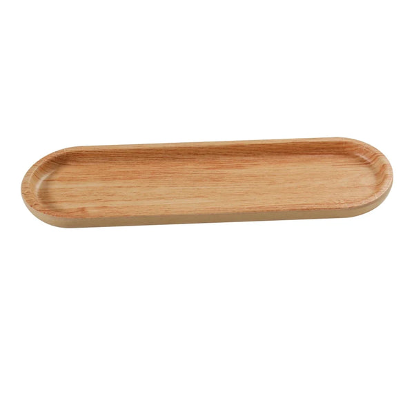 Yanco Rectangular Sushi Tray WD-2612 is designed for stylish and functional sushi presentations. Measuring 11.75 inches in length and 3.5 inches in width, this tray provides ample space for sushi rolls, appetizers, and small dishes. Constructed from durable, break-resistant melamine with a golden oak finish, it offers the aesthetic of wood while ensuring long-lasting performance.