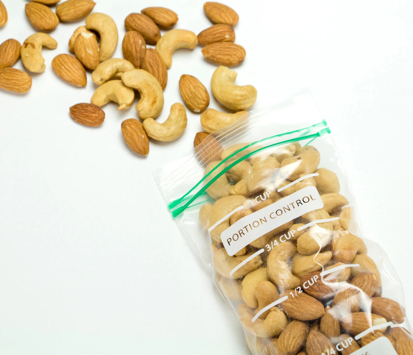 Zip seal portion snack bags, resealable, leak-proof, food storage, meal prep, travel-friendly, snack-sized, BPA-free, airtight, kitchen essential, lunchbox storage.