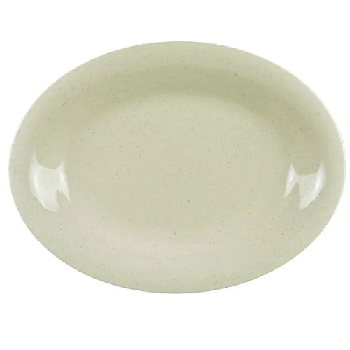 Yanco Oval Platter AD-211 is a perfect solution for your food-serving establishment. Performed in stylish ivory color, it can be used for serving vegetables, cold cuts, fresh greens or Asian appetizers. Manufactured from durable and reliable melamine, this dinnerware is popular for being unbreakable and affordable at the same time. Thanks to the stylish Ardis collection, these platters will perfectly fit any establishment design. They will always look nice in your cafe, restaurant or catering events.