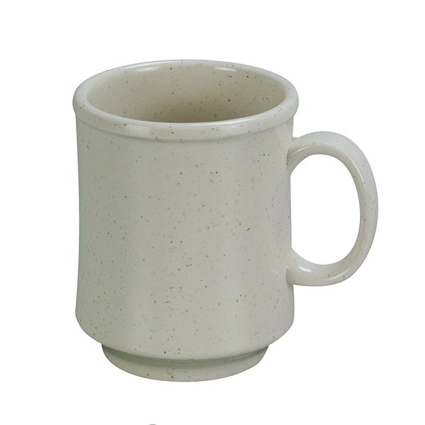 Yanco Coffee Mug AD-908 is a unique and affordable restaurant drinkware. Made from the long-lasting and high-quality melamine material these mugs look like ceramics. You can serve any cold or hot drinks in these cups - coffee, tea, cocoa, etc. These mugs will perfectly fit any establishment design. Thanks to the appearance, they will always look stylish in your cafeteria, restaurant or catering events. The popular volume and sizes of the mug allow you to easily serve the right amount of drink.