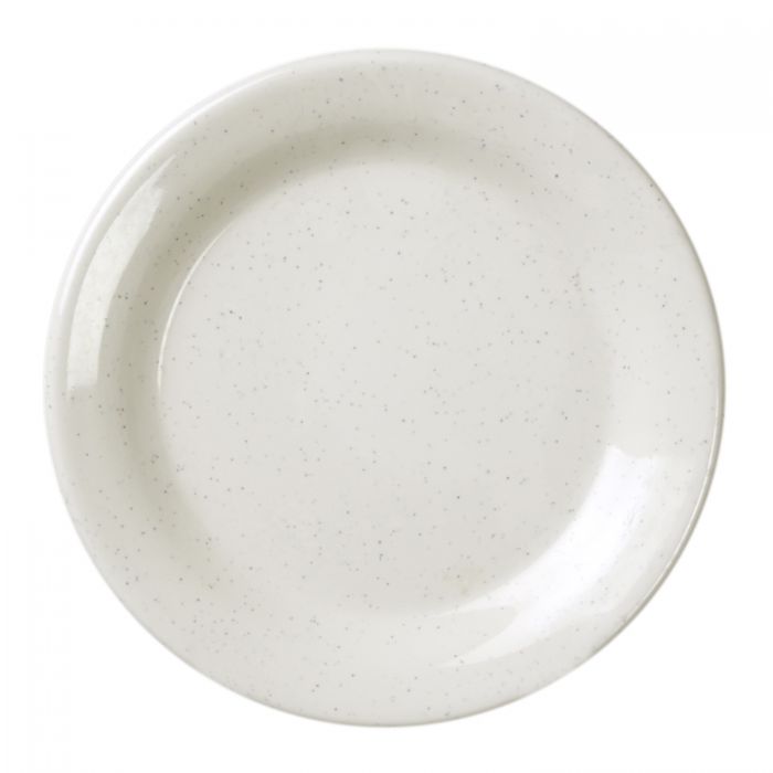 Thunder Group Dinner Plate 12/Pcs is durable and scratch-resistant. You can use it to serve hot or cold dishes, side dishes, pasta, meat or seafood. It is presentable and functional, convenient to handle and maintain. The San Marino collection has soft lines and milky-white speckled design providing a stylish appearance that can fit in any decor. All Western San Marino dinnerware made to resemble elegant presentation of fine china.