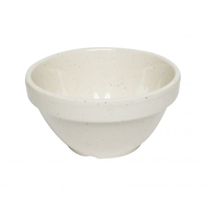Thunder Group Bouillon Cup 12/Pcs is perfect for individual servings of creamy soup, portions of salad, desserts and more. Nice color and modest design makes this cup a great addition to any table setting. The bouillon cup has a nice-to-the-touch smooth surface. The San Marino collection has soft lines and milky-white speckled design providing a stylish appearance that can fit in any decor. All Western San Marino dinnerware made to resemble elegant presentation of fine china.