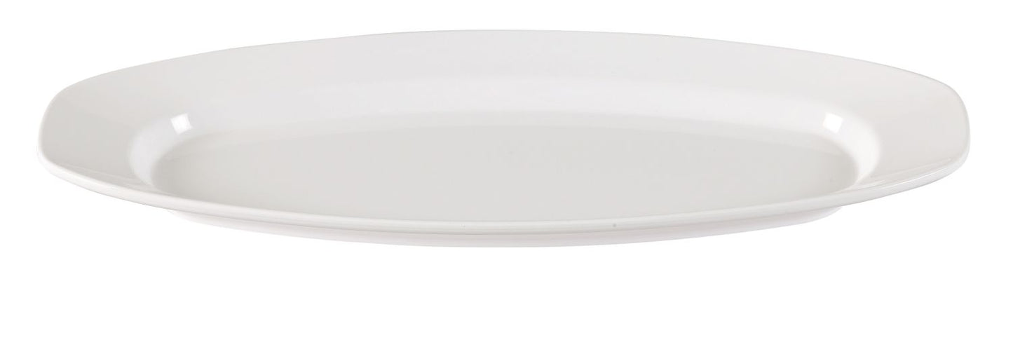 Yanco Platter CAT-5022 12/Pcs Performed in stylish white color, it can be used for serving vegetables, cold cuts, fresh greens or Asian appetizers. Manufactured from durable and reliable melamine, this dinnerware is popular for being unbreakable and affordable at the same time. Thanks to the stylish Catering collection, these platters will perfectly fit any establishment design. They will always look nice in your cafe, restaurant or catering events. These oval deep platters are a stylish and affordable