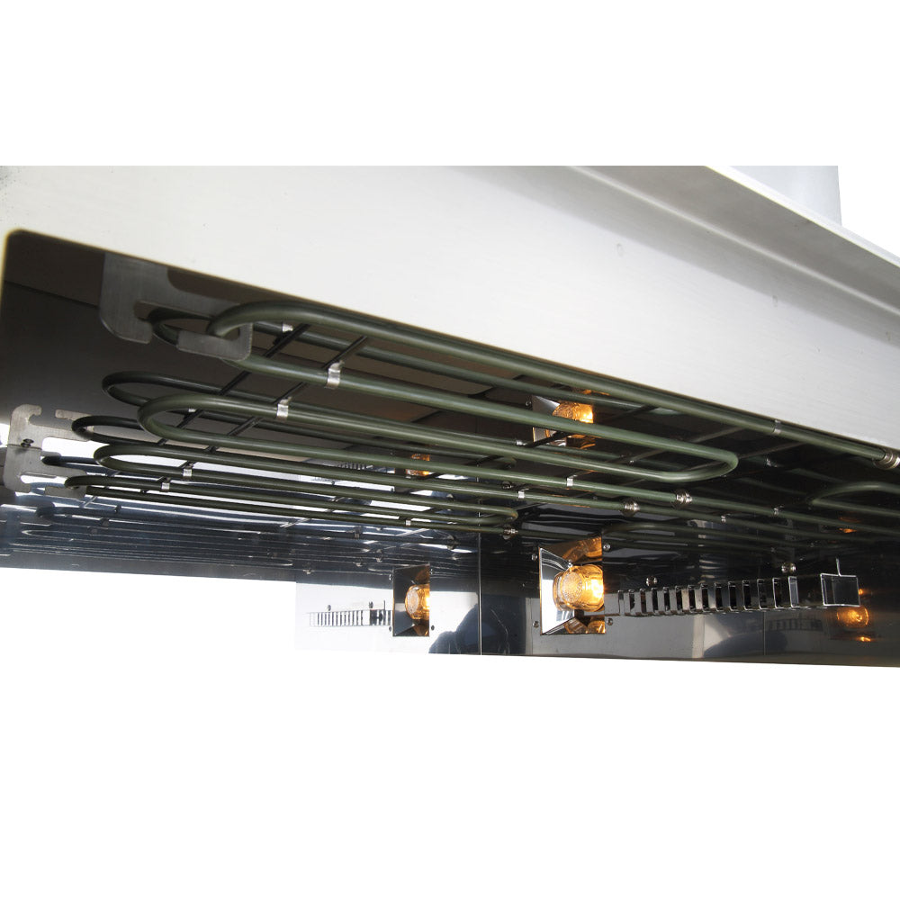 Cookline CPO-2 Double Deck Countertop Pizza Oven, 240V, ideal for high-volume pizza baking in commercial kitchens, providing efficient performance for pizzerias and restaurants.