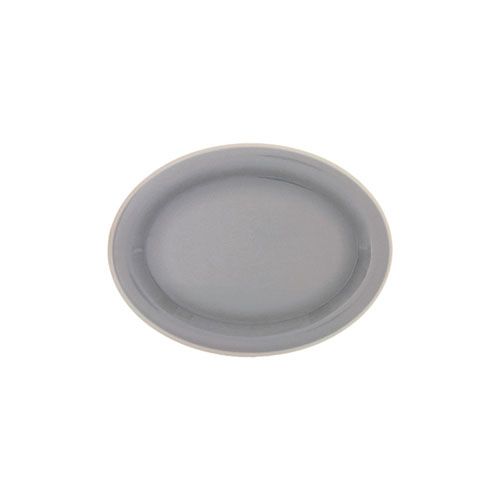 Thunder Group Platter 12/Pcs is perfect for serving salads, pastas, baked goods or sides. Even fresh fruits and vegetables will look like an exquisite dish on a platter like this. The Graham collection has an elegant appearance. All Western Graham tableware features pastel gray color with light creamy-beige edges.