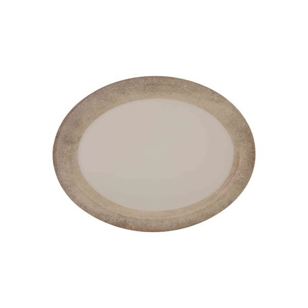 Thunder Group Platter 6/Pcs is perfect for serving salads, pastas, baked goods or sides. Even fresh fruits and vegetables will look like an exquisite dish on a platter like this. The Jazz collection has a vintage and elegant appearance. All Western Lotus tableware features creamy color and beige pattern made to resemble cracked edge of the ceramics.