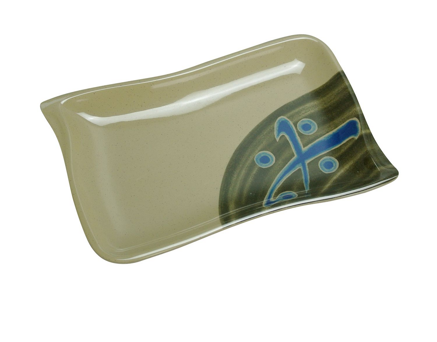 Yanco Rectangular Wave Shape Plate JP-1609 is a great and affordable restaurant tableware. It is made from durable and reliable melamine material, which makes the plate look like ceramics. You can use this stylish wave shape plate to serve any dish you want. For example, you can use it for serving tortillas, rice, noodles, appetizers or hot meals. The Japanese collection has an elegant and stylish design. Performed in green color, it will perfectly fit any restaurant environment.