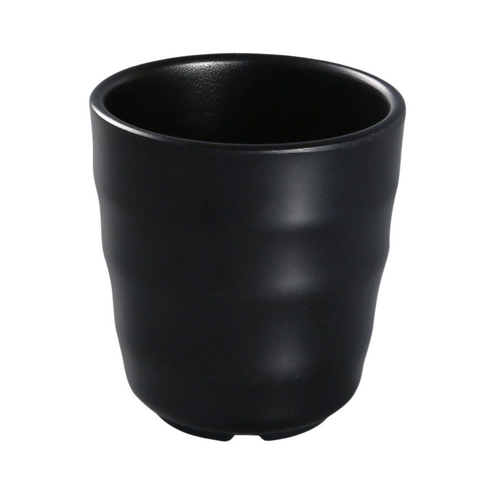 Yanco Tea Cup BP-9305 Made from the long-lasting and qualitative melamine these cups look like ceramics. The material is BPA free, so it doesn't contain any harmful substances. You can serve any cold or hot drinks in these cups - coffee, tea, cocoa, etc. These cups will perfectly fit any establishment design. Performed in classic black color with matte finish, they will always look stylish in your cafeteria, restaurant or catering events.