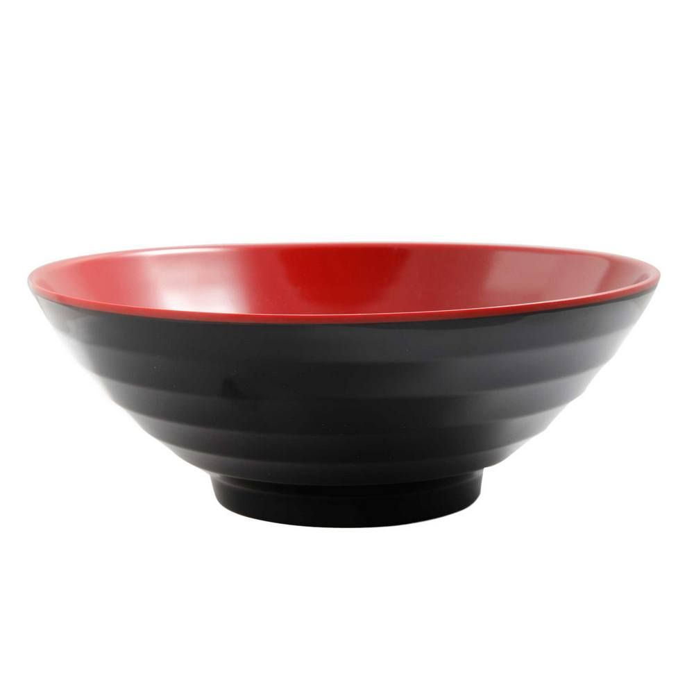Yanco Noodle Bowl CR-576 It is made from durable and reliable melamine material, which makes the bowl look like ceramics. Melamine tableware is an ideal solution for those who choose high-quality, durable and affordable dinnerware for presenting their food. Such 36 Oz bowls are also BPA free and NSF listed, so you can easily use them for both personal and commercial aims.