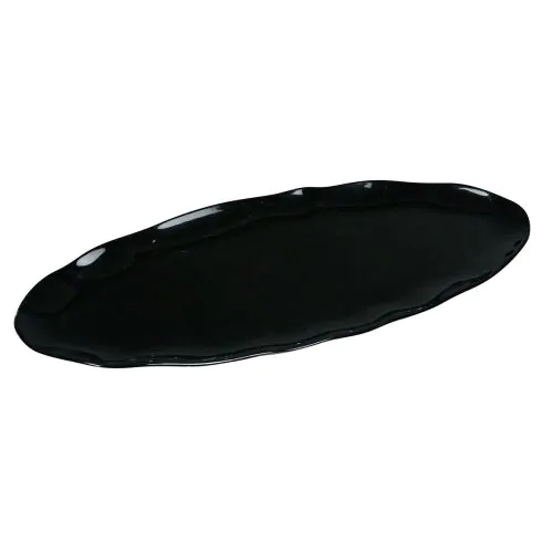 Yanco Oval Platter CAT-2024B 6/Pcs Performed in stylish black color, it can be used for serving vegetables, cold cuts, fresh greens or Asian appetizers. Manufactured from durable and reliable melamine, this dinnerware is popular for being unbreakable and affordable at the same time. Thanks to the stylish Catering collection, these platters will perfectly fit any establishment design. They will always look nice in your cafe, restaurant or catering events.