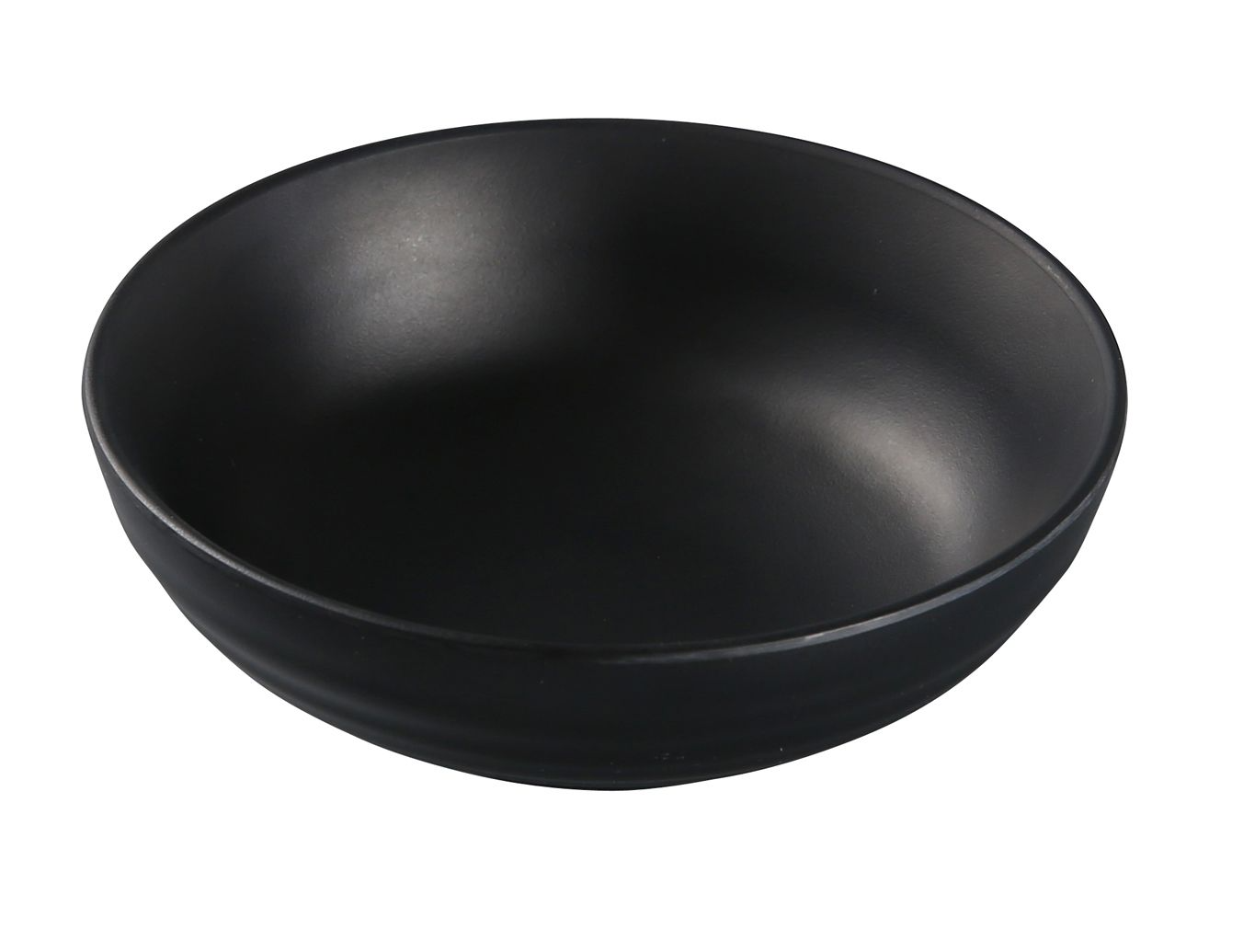 Yanco Salad Bowl BP-3005 It is made from durable and reliable melamine material, which makes the bowl look like ceramics. Performed in classic black color With matte finish, such melamine tableware is an ideal solution for those who choose high-quality, durable and affordable dinnerware for their place. Such 8 Oz salad bowls are also BPA free and NSF listed, so you can easily use them for both personal and commercial aims