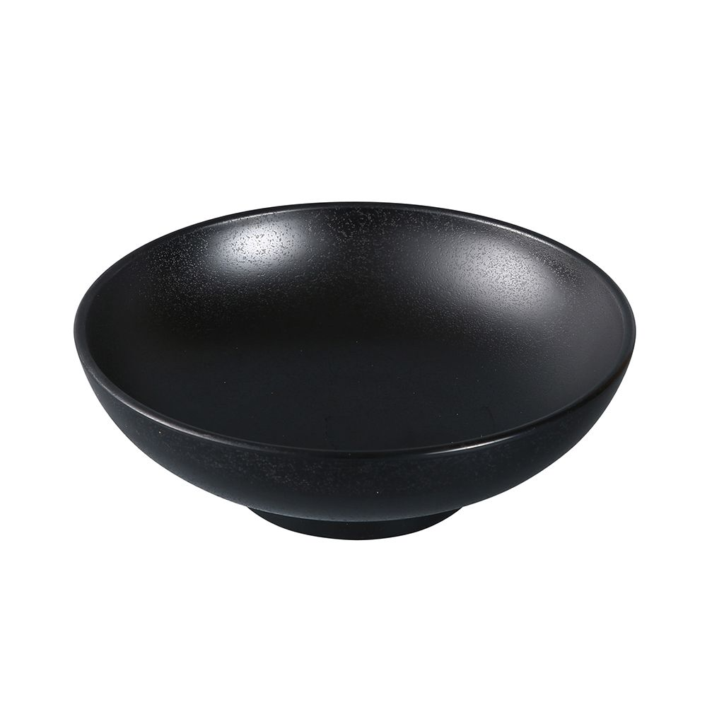 Yanco Noodle Bowl BP-3009 It is made from durable and reliable melamine material, which makes the bowl look like ceramics. Performed in classic black color with matte finish, such melamine tableware is an ideal solution for those who choose high-quality, durable and affordable dinnerware for presenting their food. Such 48 Oz bowls are also BPA free and NSF listed, so you can easily use them for both personal and commercial aims.