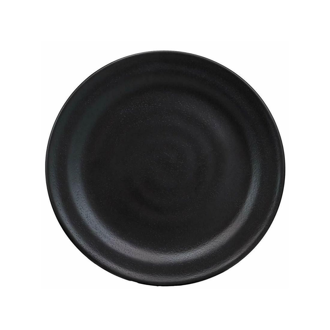 Yanco Round Plate CAT-1018B 6/Pcs It is made from durable and reliable melamine material, which makes the plate look like ceramics. You can use this stylish plate to serve any dish you want. For example, you can use it for presenting cakes, appetizers or serving hot meals. The Catering collection has an elegant and stylish design. Performed in classic black color, it will perfectly fit any restaurant environment.