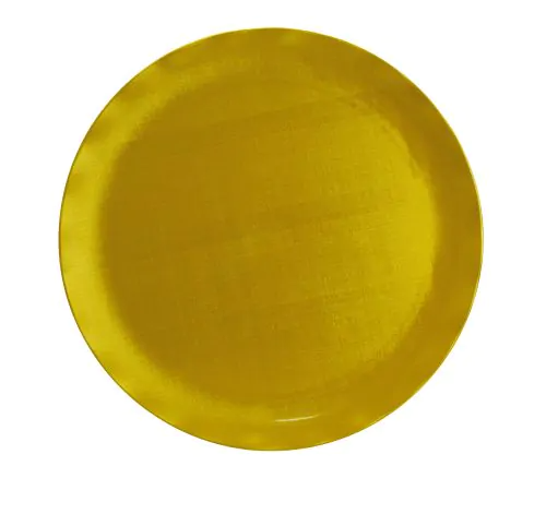 Yanco Round Plate CAT-1020G 6/Pcs It is made from durable and reliable melamine material, which makes the plate look like ceramics. You can use this stylish plate to serve any dish you want. For example, you can use it for presenting cakes, appetizers or serving hot meals. The Catering collection has an elegant and stylish design. Performed in classic gold color, it will perfectly fit any restaurant environment.