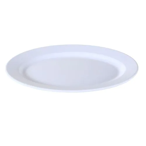 Yanco Oval Plate CAT-2016 6/Pcs It is made from durable and reliable melamine material, which makes the plate look like ceramics. You can use this stylish plate to serve any dish you want. For example, you can use it for presenting cakes, appetizers or serving hot meals. The Catering collection has an elegant and stylish design. Performed in classic white color, it will perfectly fit any restaurant environment.