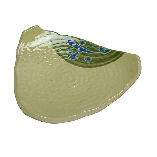 Yanco Triangle Sushi Plate JP-1508 is a great and affordable restaurant tableware. It is made from durable and reliable melamine material, which makes the plate look like ceramics. You can use this stylish plate to serve any dish you want. For example, you can use it for serving sushi or other Asian appetizers. The Japanese collection has an elegant and stylish design. Performed in green color, it will perfectly fit any restaurant environment.