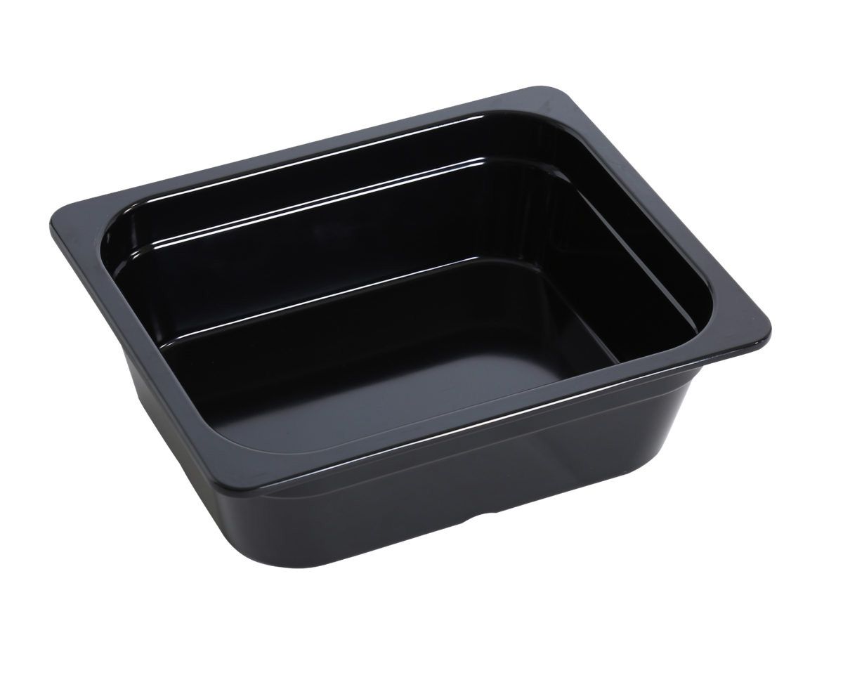 Yanco Pan GN-213BK 6/Pcs is an affordable and reliable addition to your tableware collection. These pans are made from high-quality melamine material, that makes its dinnerware look like ceramics. These GN collection pans are commonly used for preparing and serving big portions of a variety of dishes like lasagna, cheese or egg dishes, macaroni and cheese, and other food. These pans would be perfect for your fine-dining restaurant, catered events, outdoor dining area or even hotels.