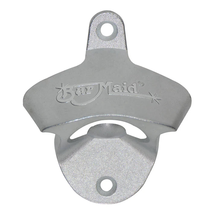 Bar Maid Bottle Opener 24/Pack wall-mountable bottle openers, made from durable materials for long-lasting use. Perfect for bars, restaurants, or home setups, offering convenience and easy access.