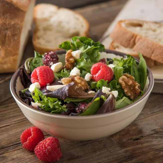 Serve soups, salads, and desserts with style using the 5400553 Sweet Cream Melamine Small Bowl. This 17 oz break resistant bowl features a rustic pottery inspired design, making it ideal for restaurants, catering, buffets, and home dining.