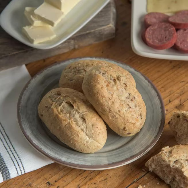 7 Inch Smoke Melamine Bread and Butter Plate with commercial grade, break resistant construction. Ideal for serving bread, pastries, desserts, and appetizers in restaurants, catering, and home dining.