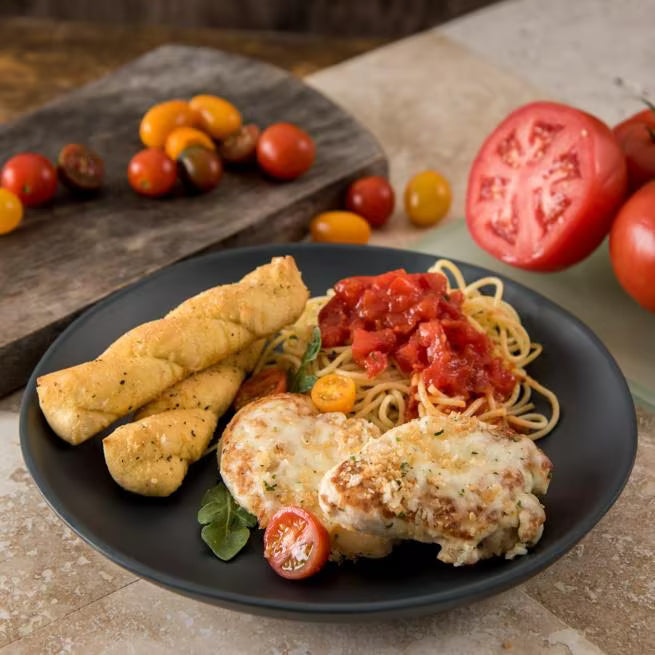 10.5 Inch Slate Ridge Melamine Dinner Plate with a premium matte finish and commercial grade durability. Shatter resistant dinnerware ideal for restaurants, cafes, catering, buffets, and home dining.