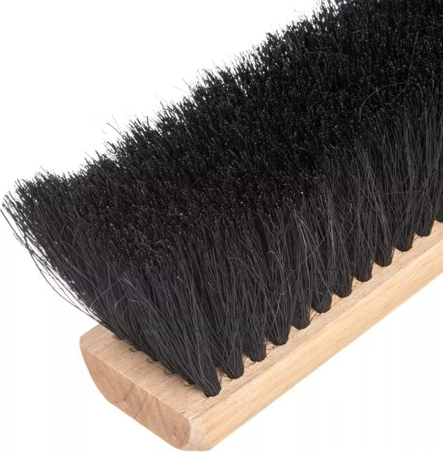Shop the Flo-Pac 24 Inch Tampico Sweep Brush with heat and chemical resistant Tampico fibers and a durable hardwood block. Ideal for commercial and industrial floor cleaning.