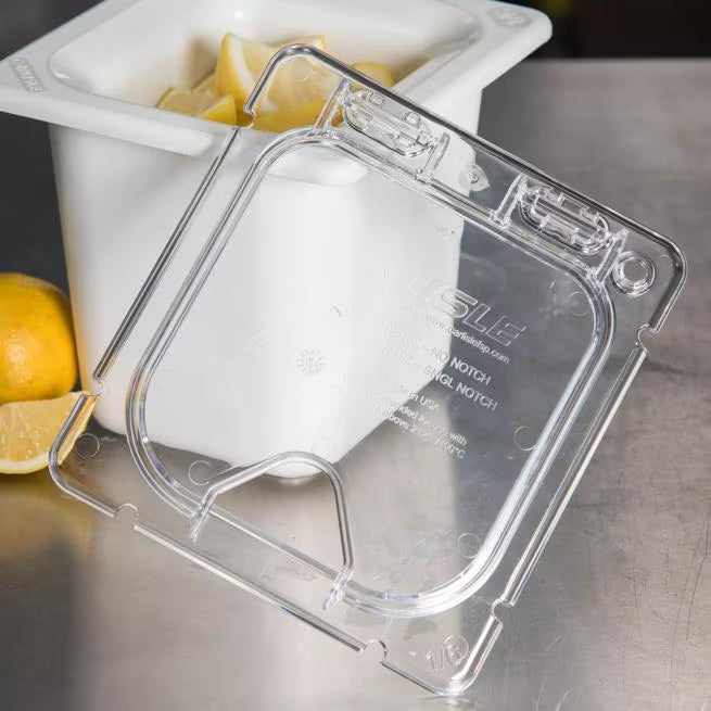 Clear Coldmaster EZ Access Lid with Notch One Sixth Size CM10319Z07 2/Case