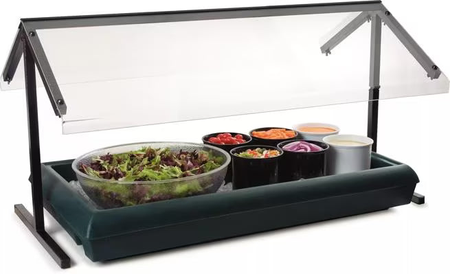 Serve chilled foods with the 4 Foot Forest Green Five Star Buffet Bar 767008. Durable polyethylene construction and thick polyurethane foam insulation help hold ice for hours, making it ideal for restaurants, buffets and catering operations.