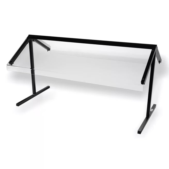 Protect both sides of your buffet with the 48 Inch Black Standard Double Sided Sneeze Guard 971003. Designed for compatible Five Star Buffet Bars with a 15.5 inch front shield clearance.