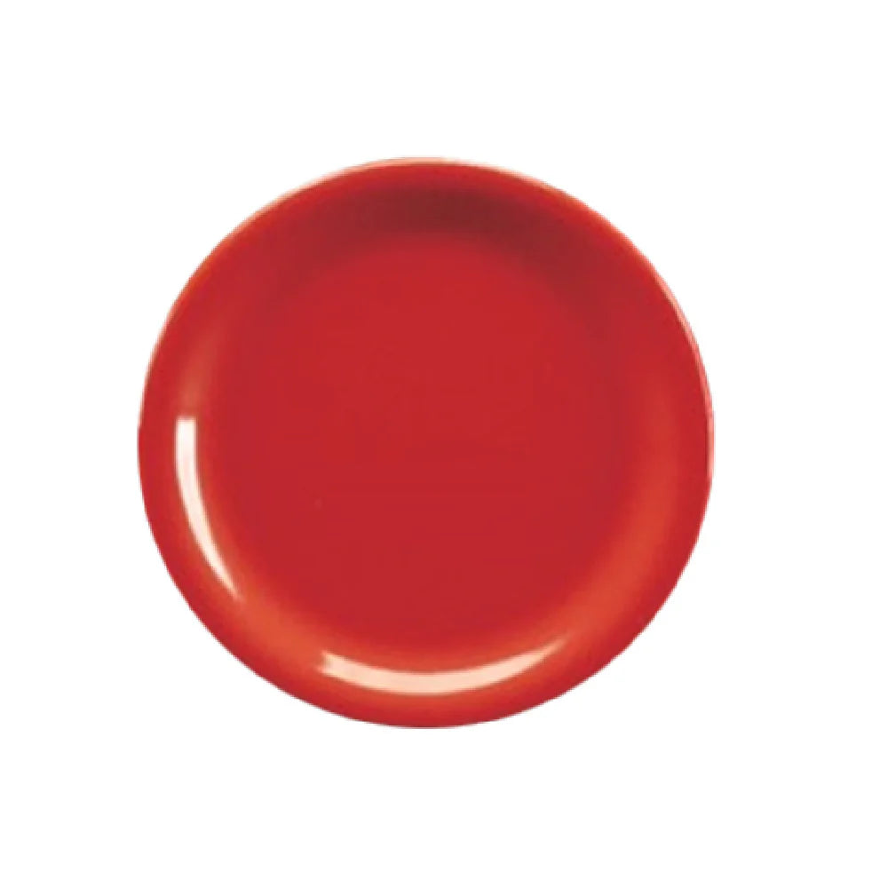 Yanco Narrow Rim Round Plate MS-110RD is made from durable and reliable melamine material, which makes the plate look like ceramics. You can use this stylish plate to serve any dish you want. For example, you can use it for rice, noodles, appetizers or hot meals. The Milestone collection has an elegant and stylish design. Performed in orange red color With a narrow rim, it will perfectly fit any restaurant environment.