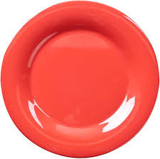 Yanco Wide Rim Round Plate MS-012RD is made from durable and reliable melamine material, which makes the plate look like ceramics. You can use this stylish plate to serve any dish you want. For example, you can use it for rice, noodles, appetizers or hot meals. The Milestone collection has an elegant and stylish design. Performed in orange red color With a wide rim, it will perfectly fit any restaurant environment.