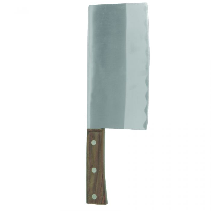 Thunder Group Angle Knife is designed for precision and control in high-demand commercial kitchens. With an 11-inch length and 3.5-inch width, this stainless steel knife features an angled blade that enhances maneuverability, making it ideal for tasks requiring detailed cuts or angled slicing. Its sturdy construction ensures longevity and sharp performance, providing a reliable tool for chefs in restaurants, hotels, and catering operations.